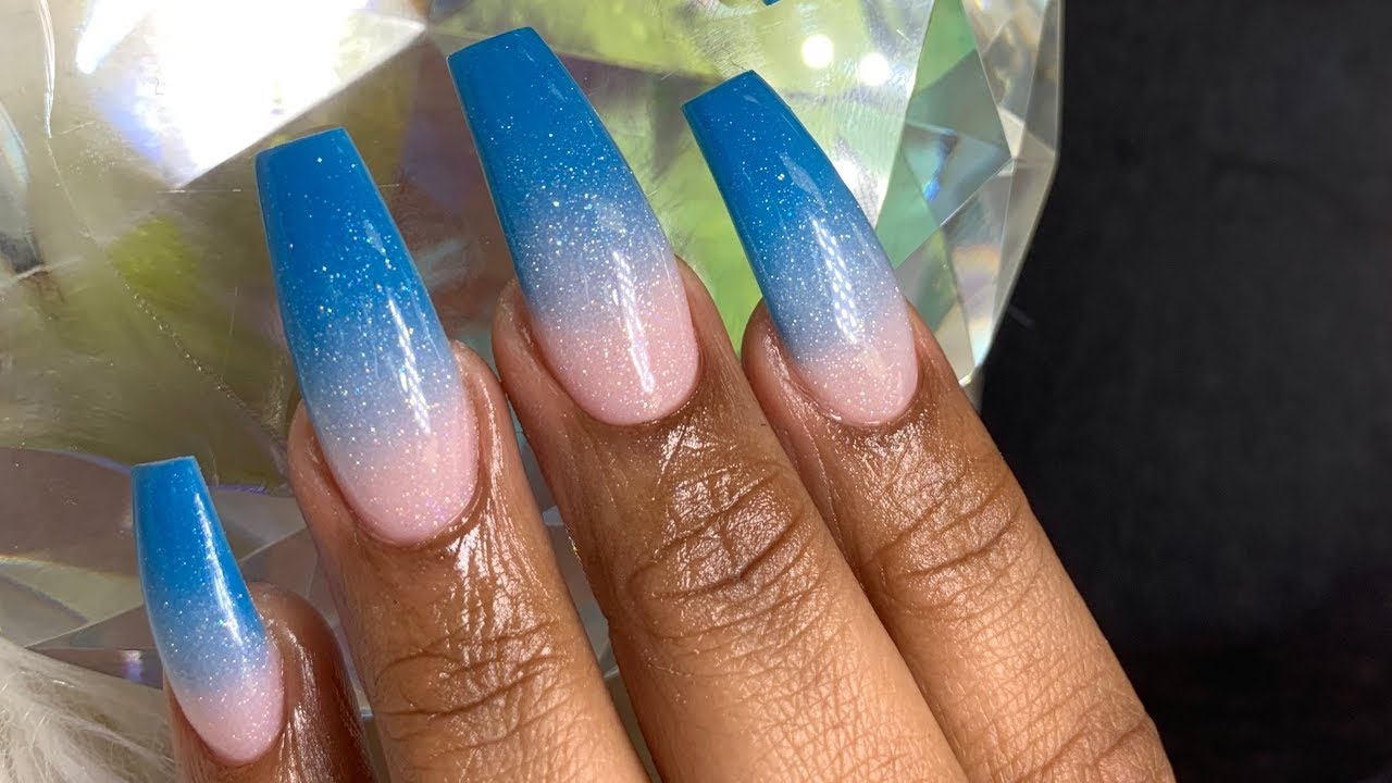 glow in the dark ombre nails