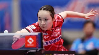 伊藤美誠 vs チャンルイ T FINAL GAME 日本生命レッドエルフ vs  木下アビエル神奈川 ノジマTリーグ2023-2024 10月20日 北九州市立総合体育館 第2G【卓球Tリーグ公式】