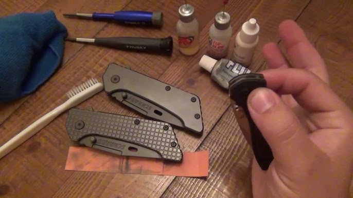 Repair Button 🗡 Folding Pocket Knife #selfdefense #pocketknife #chaku  #CallTechnician #foldingknife 