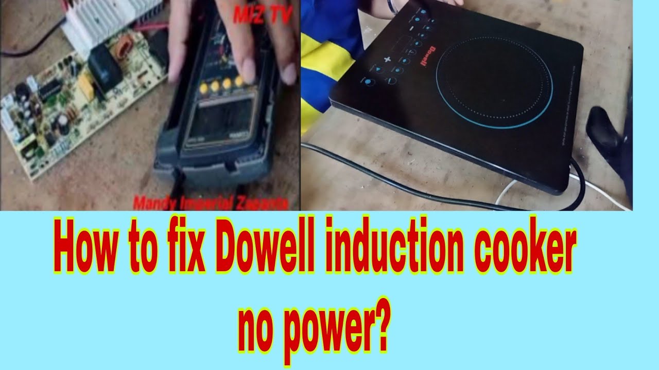 How to fix Dowell induction cooker no power? YouTube