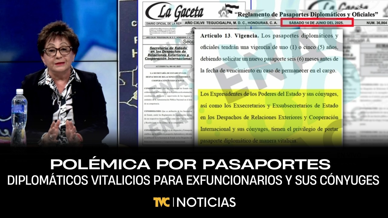 Polémica por pasaportes diplomáticos vitalicios para exfuncionarios y sus cónyuges