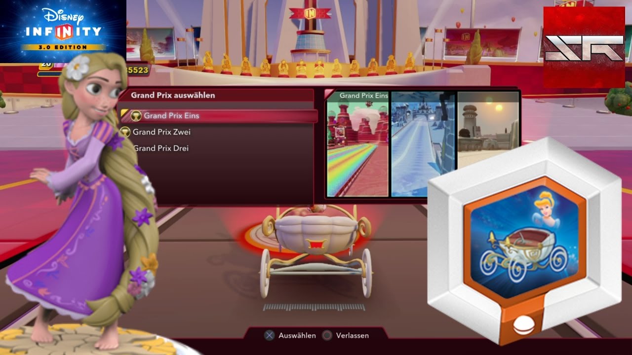 Rapunzel & Cinderella's Coach - Grand Prix Battle Race #1 - 250cc - Disney Infinity 3.0 [GER]
