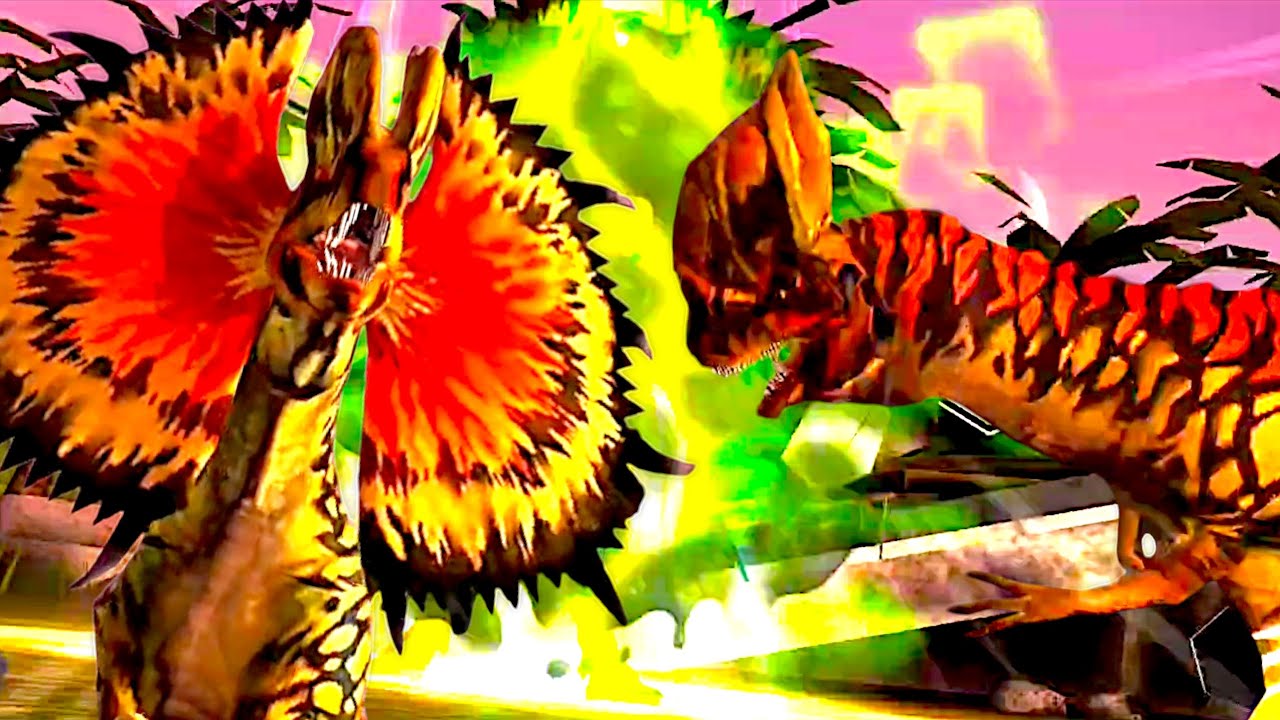 NEW HEROIC DILOPHOSAURUS VENOM BLAST NEW AWESOME ALL ANIMATIONS - Jurassic World The Game