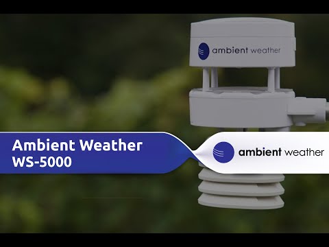 Ambient Weather | WS-5000 Ultrasonic Professional Smart Weather Station