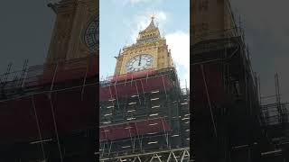 Big Ben Chimes On Midday Of New Years Eve 2021.