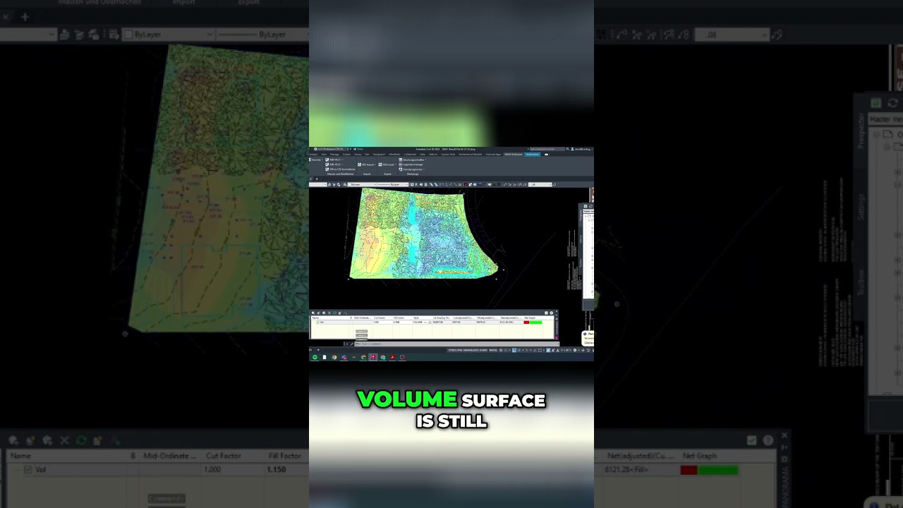 Civil 3D Volume Surface Tips: Grading Plan Legend