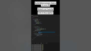 Watch me build Minesweeper in Love2D – Pt 55🔨