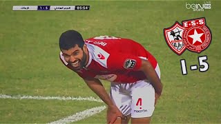 ملخص النجم الساحلي والزمالك (5-1) | تعليق رؤوف خليف