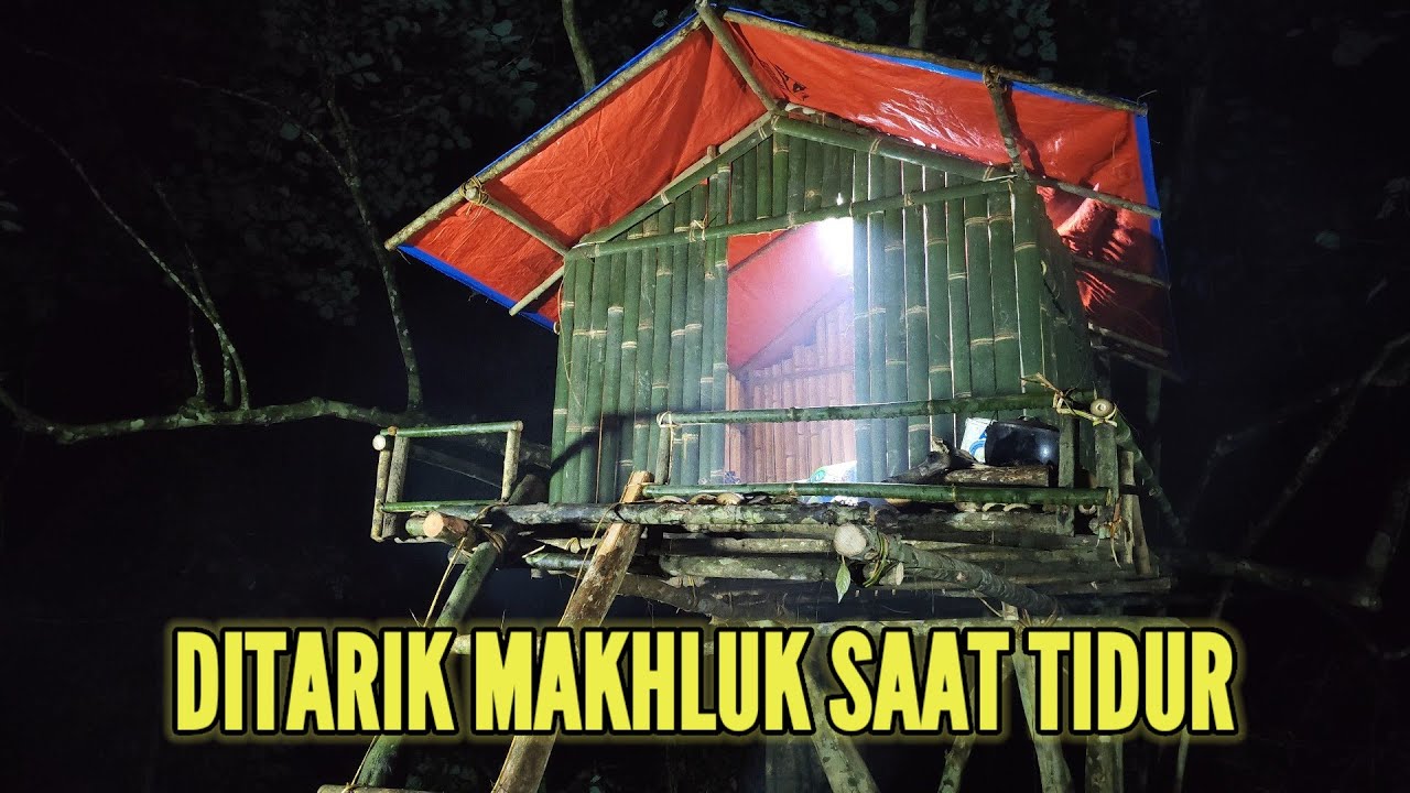 Bushcraft - camping horor  - Membangun tempat perlindungan yang aman