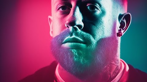 [GPT3 & Stable Diffusion 2.1 Animation]    Macklemore Is Lit  A Neon Soaked Street Art Portrait