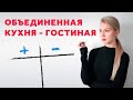 КУХНЯ-ГОСТИНАЯ: ОБЪЕДИНИТЬ НЕЛЬЗЯ РАЗДЕЛИТЬ. ДИЗАЙН ИНТЕРЬЕРА.