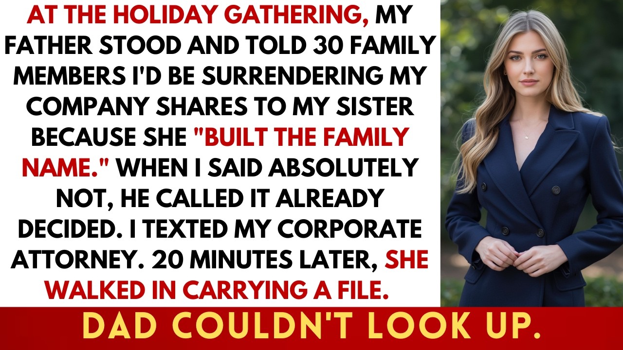 My Parents Offered My Grandfather's Business Away — The Registered Agent Had Other Plans