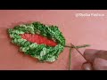 Most Stunning Leaf Embroidery Design|Latest 3D Leaf Embroidery Design-Tutorial