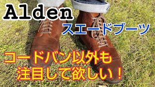 【オールデン】スエードブーツのお手入れと紹介  クリーニングで完全復活  雪用装備で大活躍中