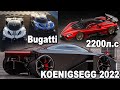 Новый Koenigsegg 2022, Судьба Bugatti, Новый SSC на 2200л.с, Hennessey Venom F5