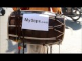 Drummer in the desi streets representing myseps.com