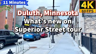 What’s new on Superior Street in Duluth, Minnesota tour 4K60fps