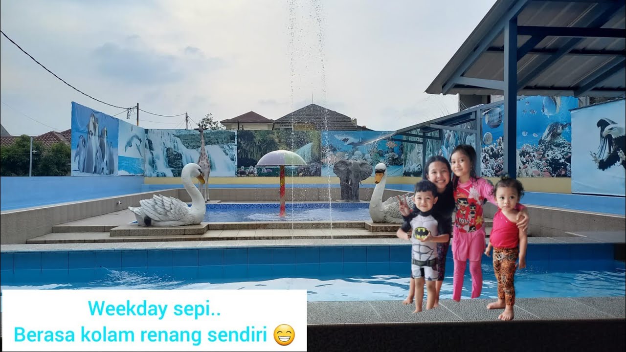 Queency Princy berenang di kolam renang SB Sulaksana Baru | Antapani Bandung #diary105