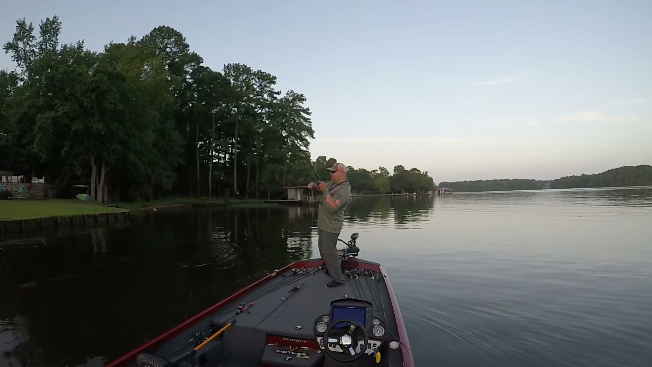 Lake Sinclair Bass fishing late August YouTube