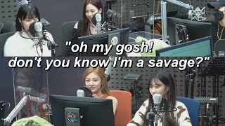 aespa sing winter's part 'oh my gosh! don't you know I'm a savage?'