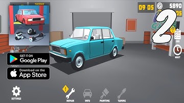 Retro Garage - Car Mechanic Gameplay Walkthrough Part 2 (Android IOS)
