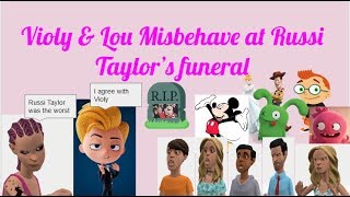 Violy and Lou misbehave at Russi Taylor's funeral