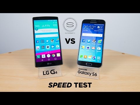 LG G4 vs Samsung Galaxy S6 Speed Test | SuperSaf TV