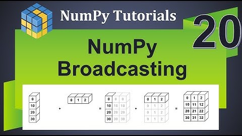 Machine Learning Tutorial Python NumPy : 20. NumPy Broadcasting | 3 Rules (Code Implementation)