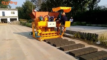 QMY 6-25 Automatic Mobile Cement brick block making machine