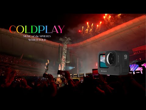 Coldplay live in Guadalajara, México 2022, Gopro Full concert 4K 60 FPS.