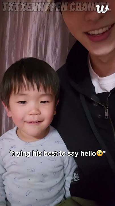 [TXT] Soobin’s weverse live with his nephew