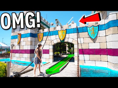 The World's BIGGEST Old School Mini Golf Course! - MUST PLAY Epic Course!