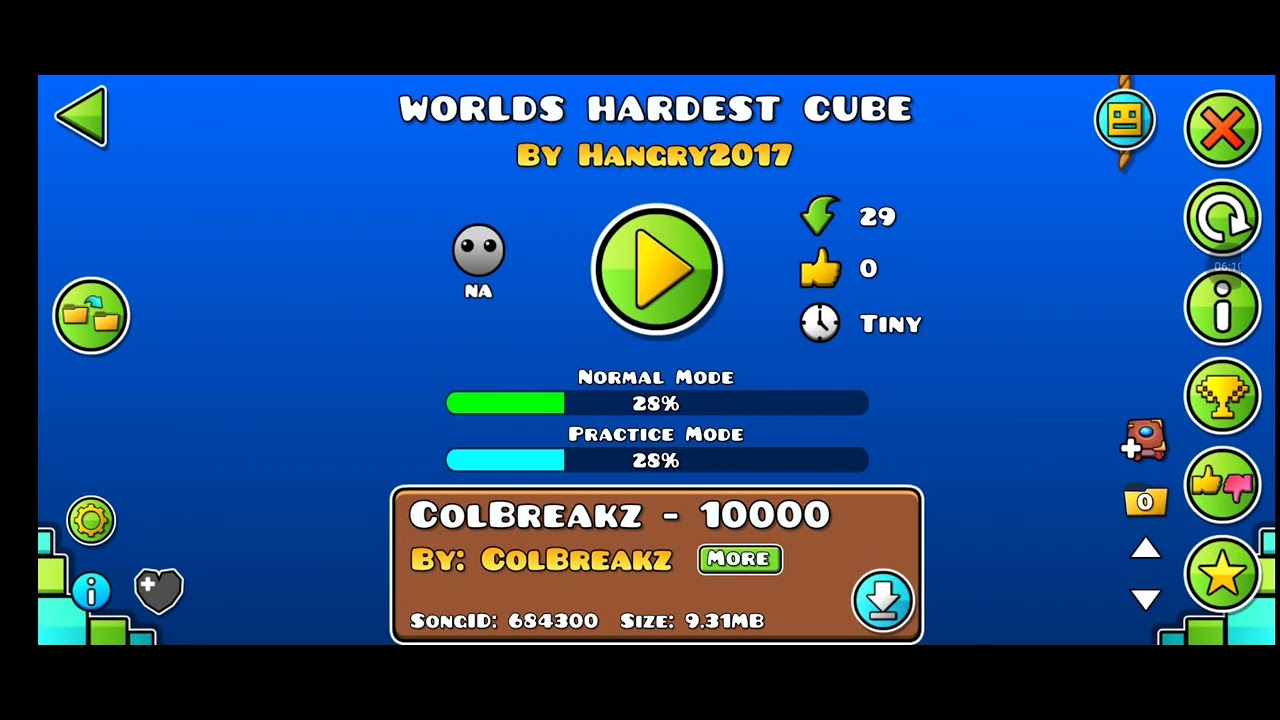 Playing the Recent Tab Levels in Geometry Dash part 10 part 2 - YouTube