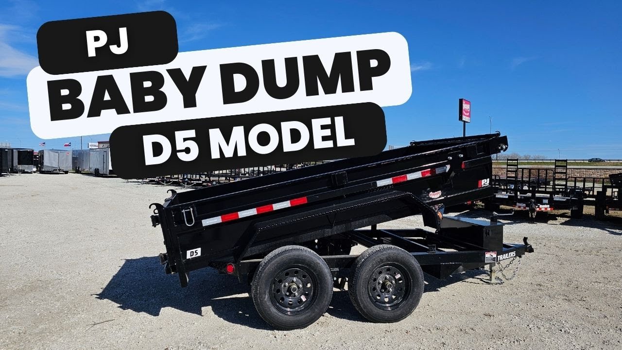 Kick the Tires on the Baby PJ Dump Trailer!