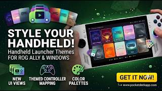 PocketDeck Game Launcher — 9 Gradient Colour Themes (ROG Ally / Legion Go / MSI Claw) screenshot 5