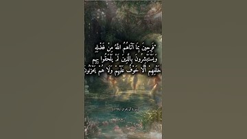 سورة ال عمران اية 170 #القرآن_الكريم #قرآن #راحة_نفسية #نوم_عميق