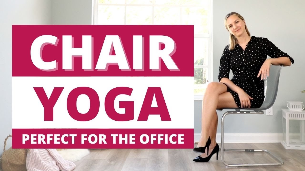Full Body Chair Yoga |15 minutes office yoga for beginners | Yoga for ...