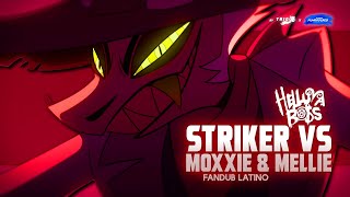 Striker Vs Moxxie & Mellie [ Helluva Boss ] | Fandub Latino
