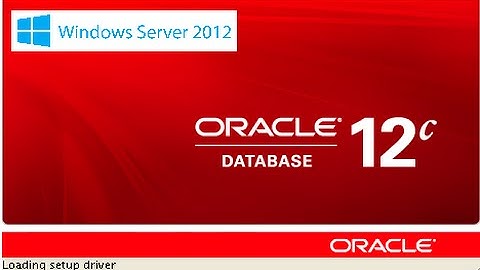How to install Oracle 12c Database on Windows Server 2012 64 bit.