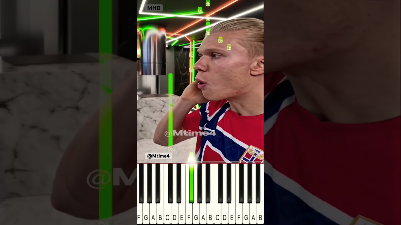 Mbappé Made Haaland Look Magical 🪄🫧 - Piano Tutorial