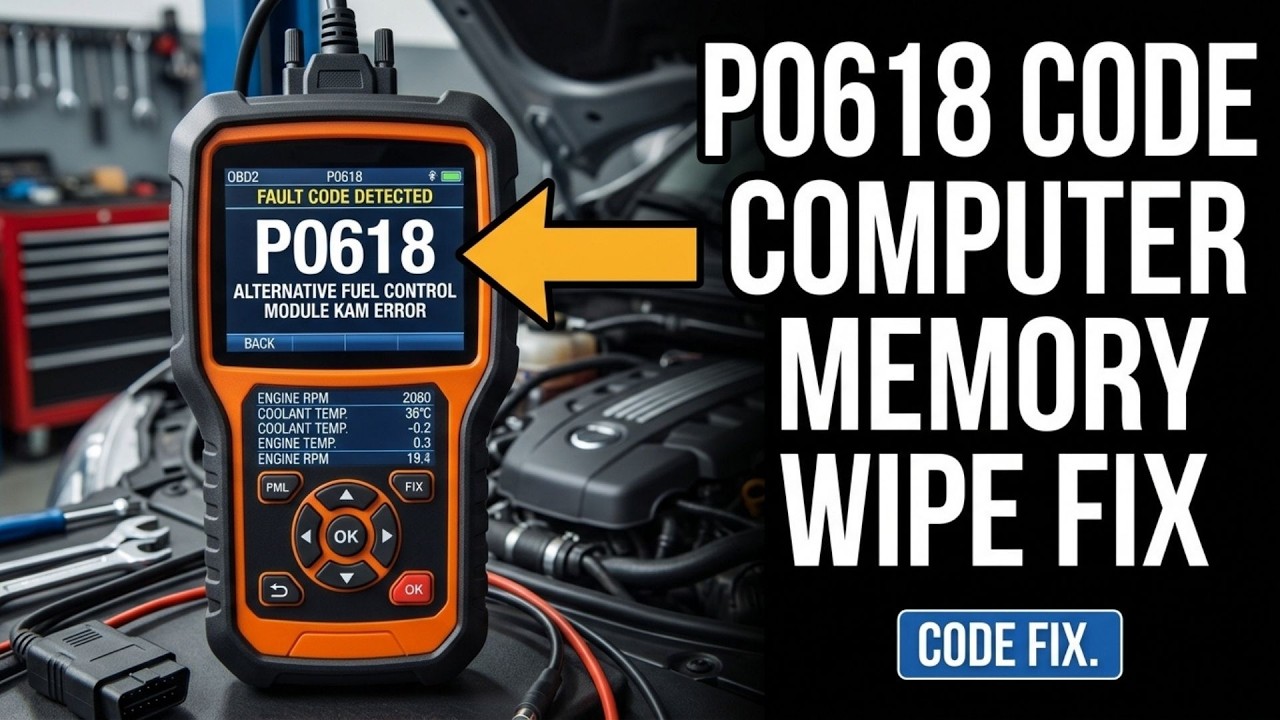What Is P0618 OBD2 Fault Code - Alternative Fuel Control Module KAM