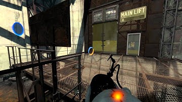 Portal 2:  Chapter 6 - The Fall - Entering Test Shaft 9