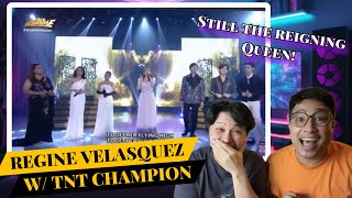 Regine Velasquez shares the stage with TNT Champions on It's Showtime | It's Showtime