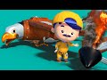 AnimaCars - ईगल  प्लेन  समुद्री  तट पर गिरा - Animals and trucks cartoons in Hindi