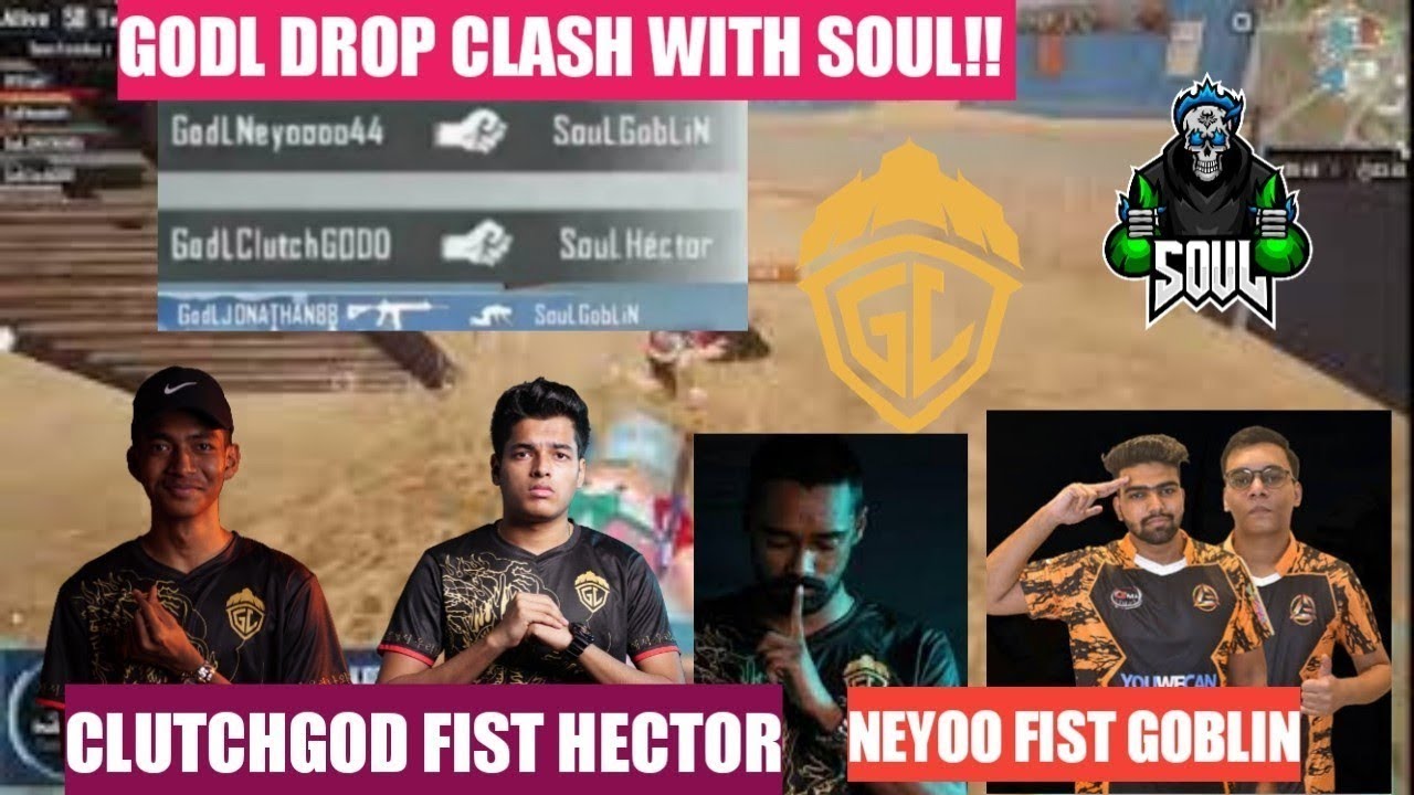 GODL VS SOUL DROP CLASH AGAIN 🚀 GODL 1V2 Soul 🥺🥺 - YouTube