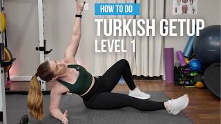 Turkish Get-Up Level 1 (No Equipment) | Core & Oblique Exercise Tutorial