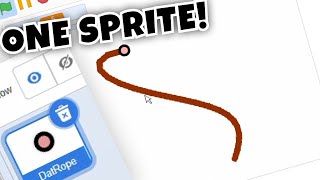 Scratch Rope Physics but in one sprite