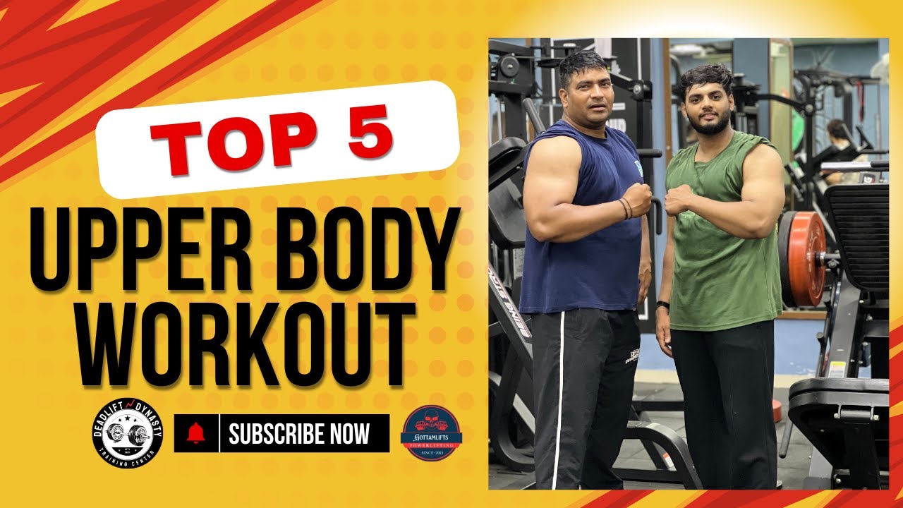 Upper body workout = upper level results 🚀 top 5 upper body workout ...