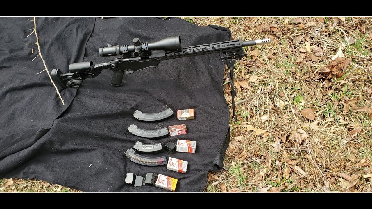 Ruger Precision Rimfire 22 - Ammo Test #1 - YouTube