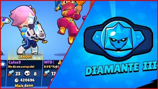 BRAWL STARS|PEGARAM 3 TANKS CONTRA UM MAIN COLETTE KKKKKKK|MODO RANK